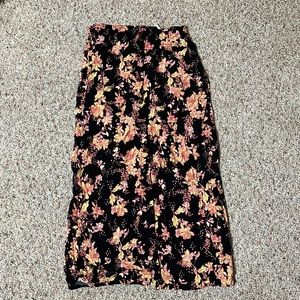 Floral free people skirt